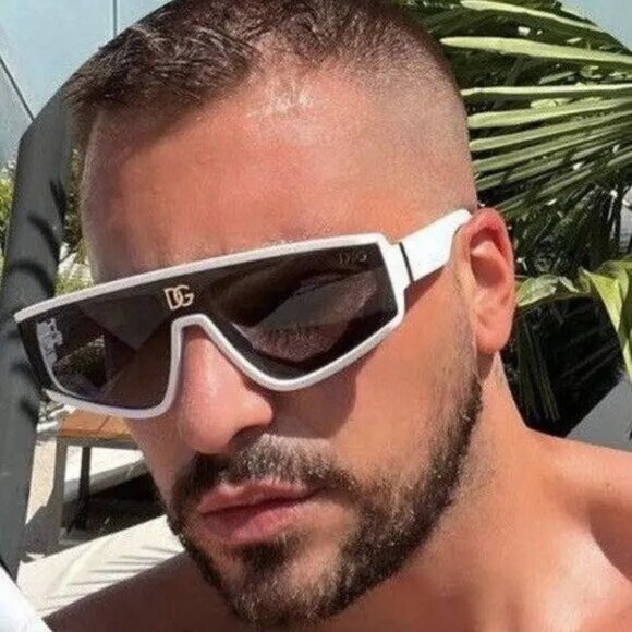 NEW DOLCE&GABBANA UISEX WHITE SUNGLSSES - Picture 5 of 14